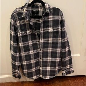 Filson heavy flannel shirt M